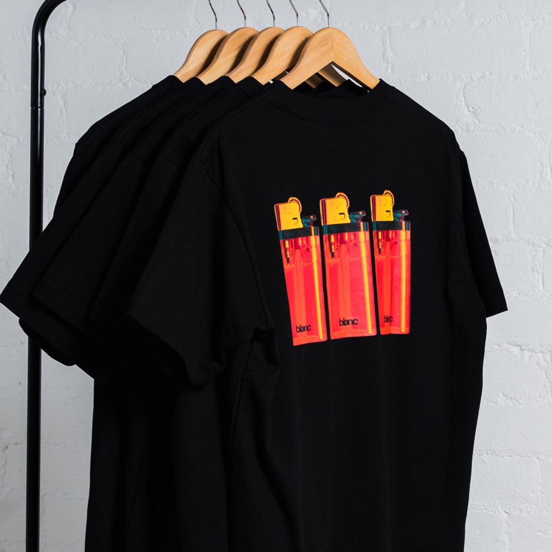 BLANC "CLIPPER" BLACK T-SHIRT