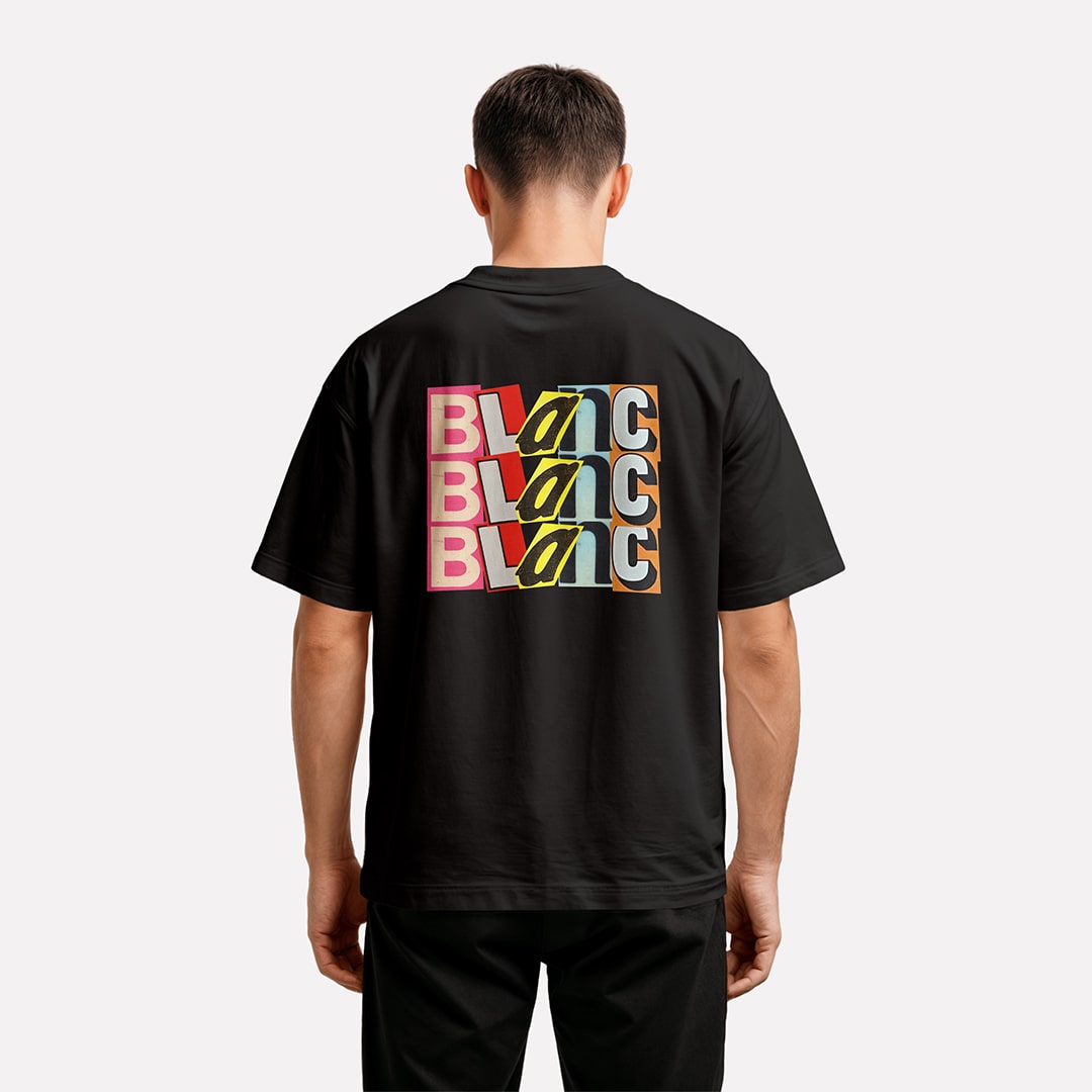 BLANC "RANSOM" BLACK T-SHIRT