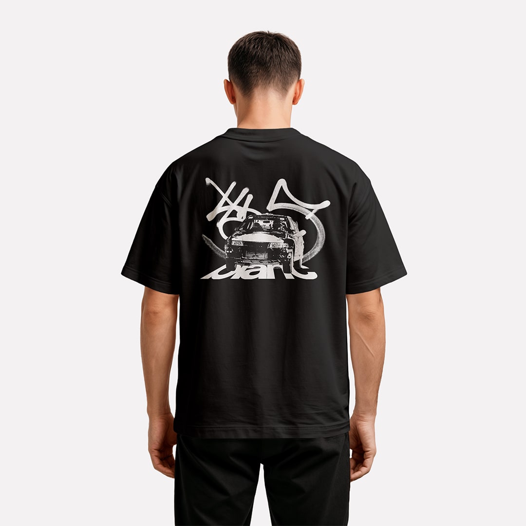 BLANC "ASBO" BLACK T-SHIRT