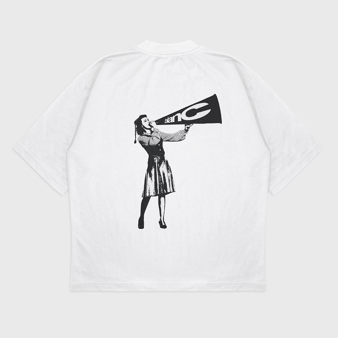 BLANC "PROPAGANDA" WHITE T-SHIRT