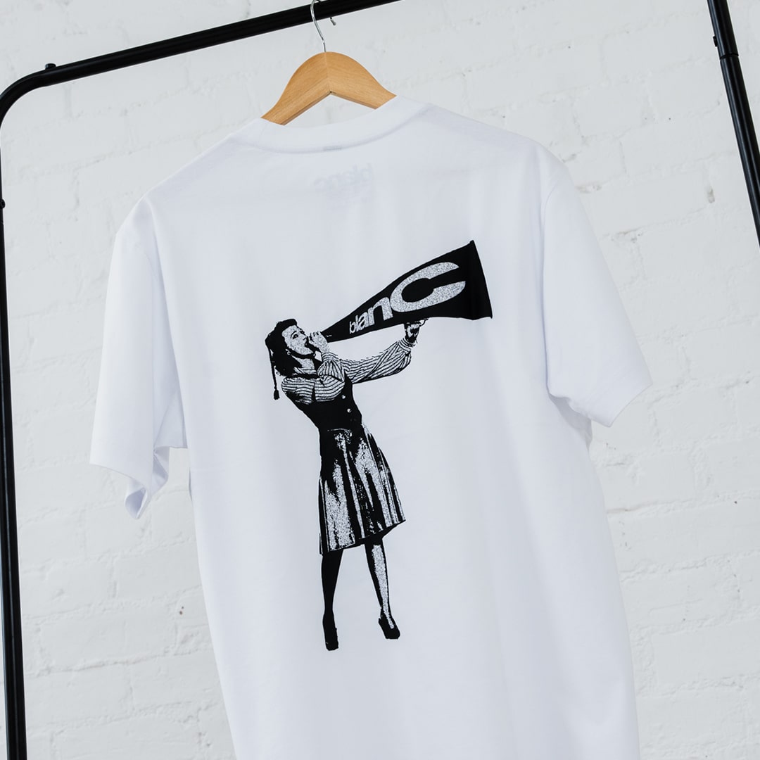 BLANC "PROPAGANDA" WHITE T-SHIRT