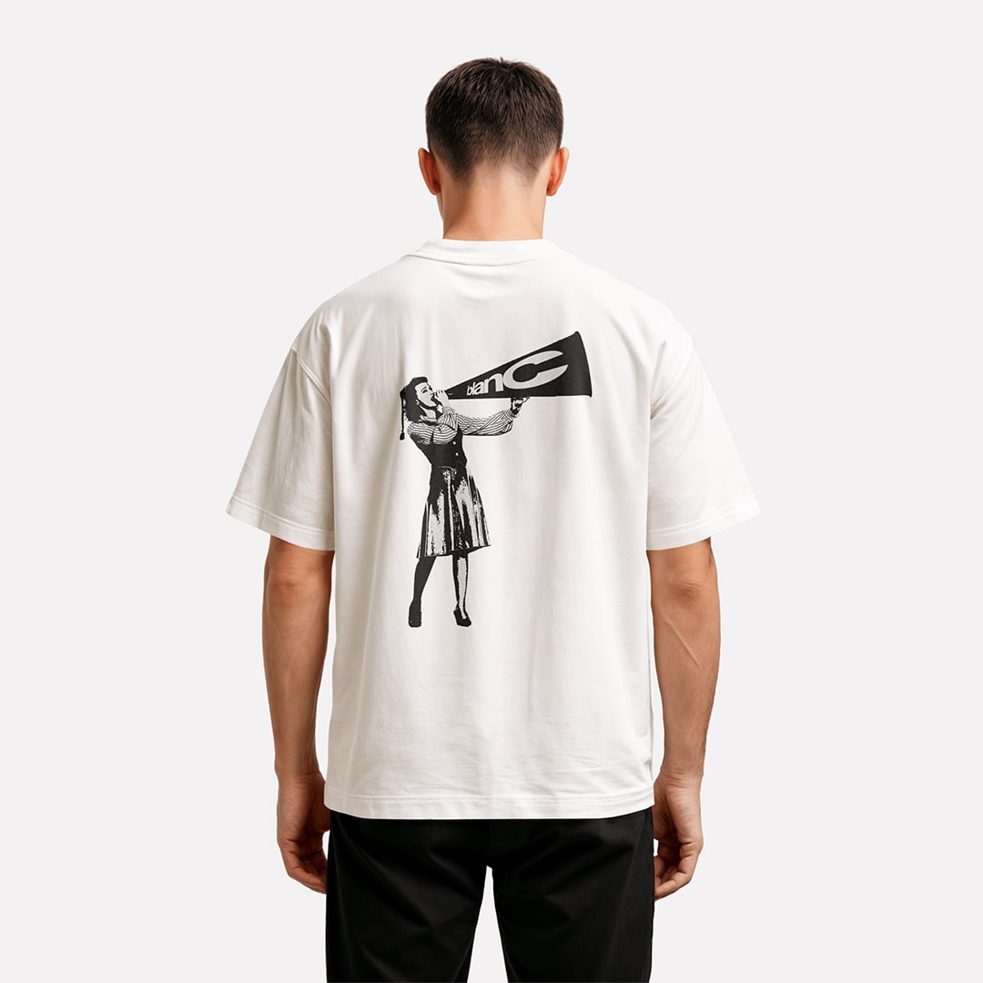 BLANC "PROPAGANDA" WHITE T-SHIRT