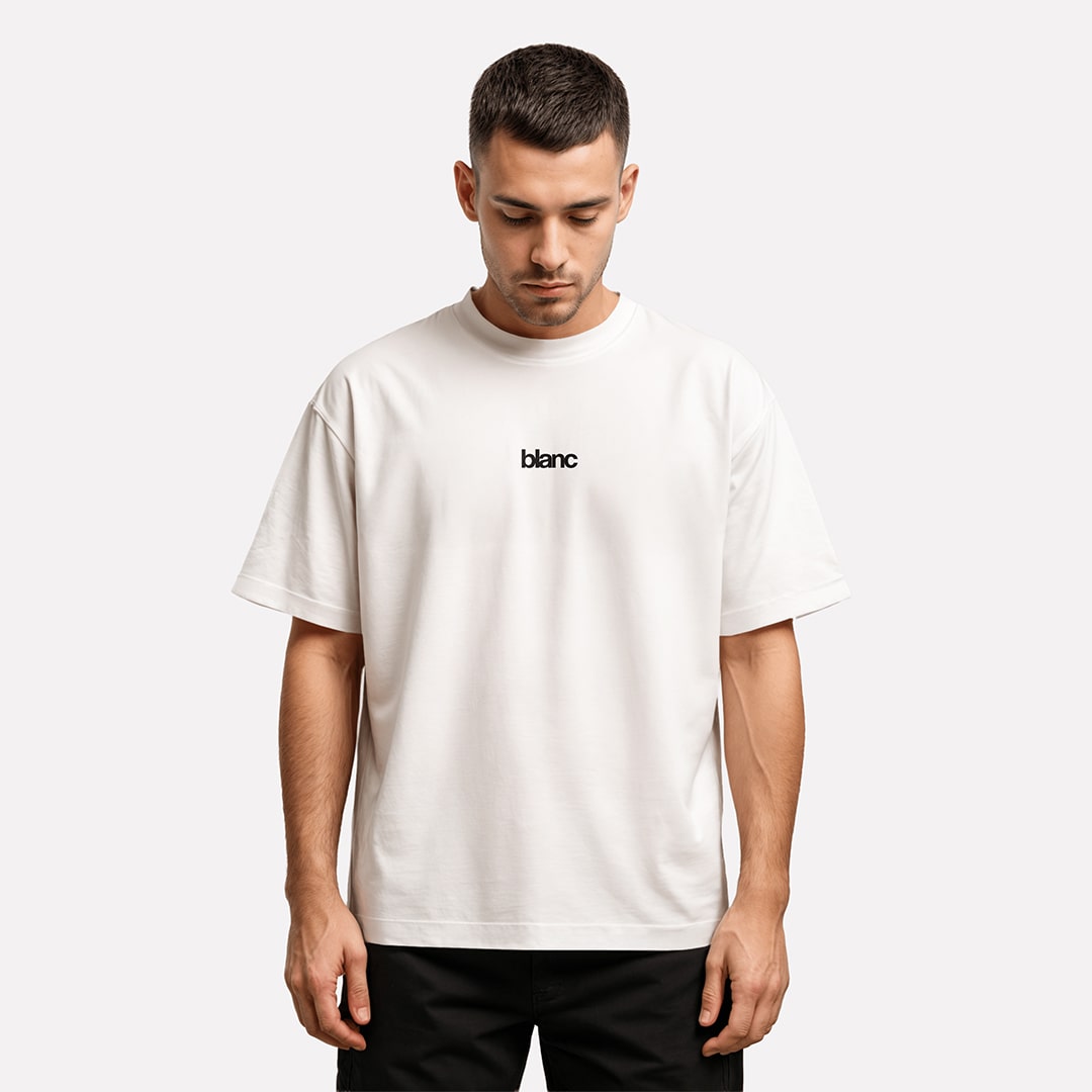 BLANC "PROPAGANDA" WHITE T-SHIRT
