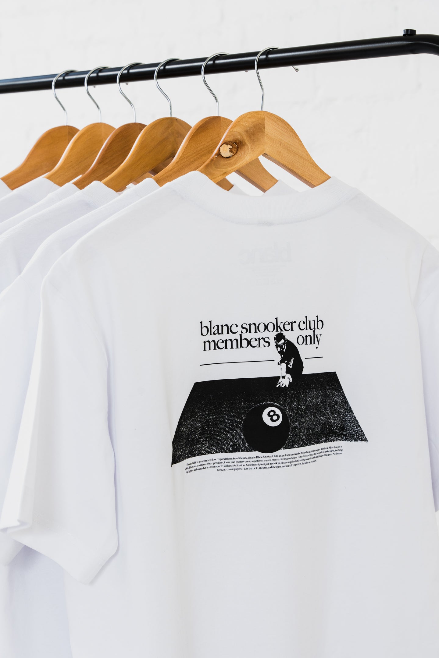 BLANC "8 BALL" WHITE T-SHIRT