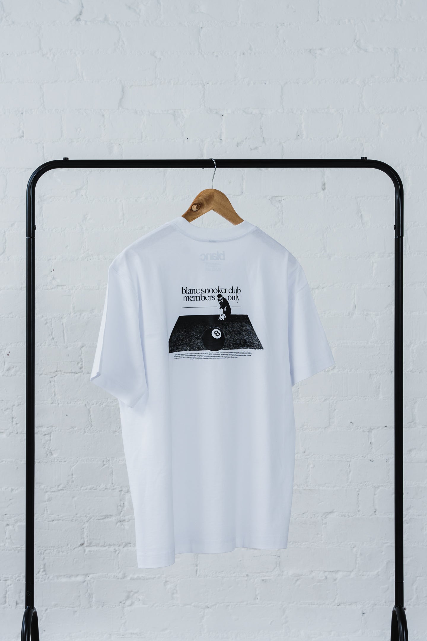 BLANC "8 BALL" WHITE T-SHIRT