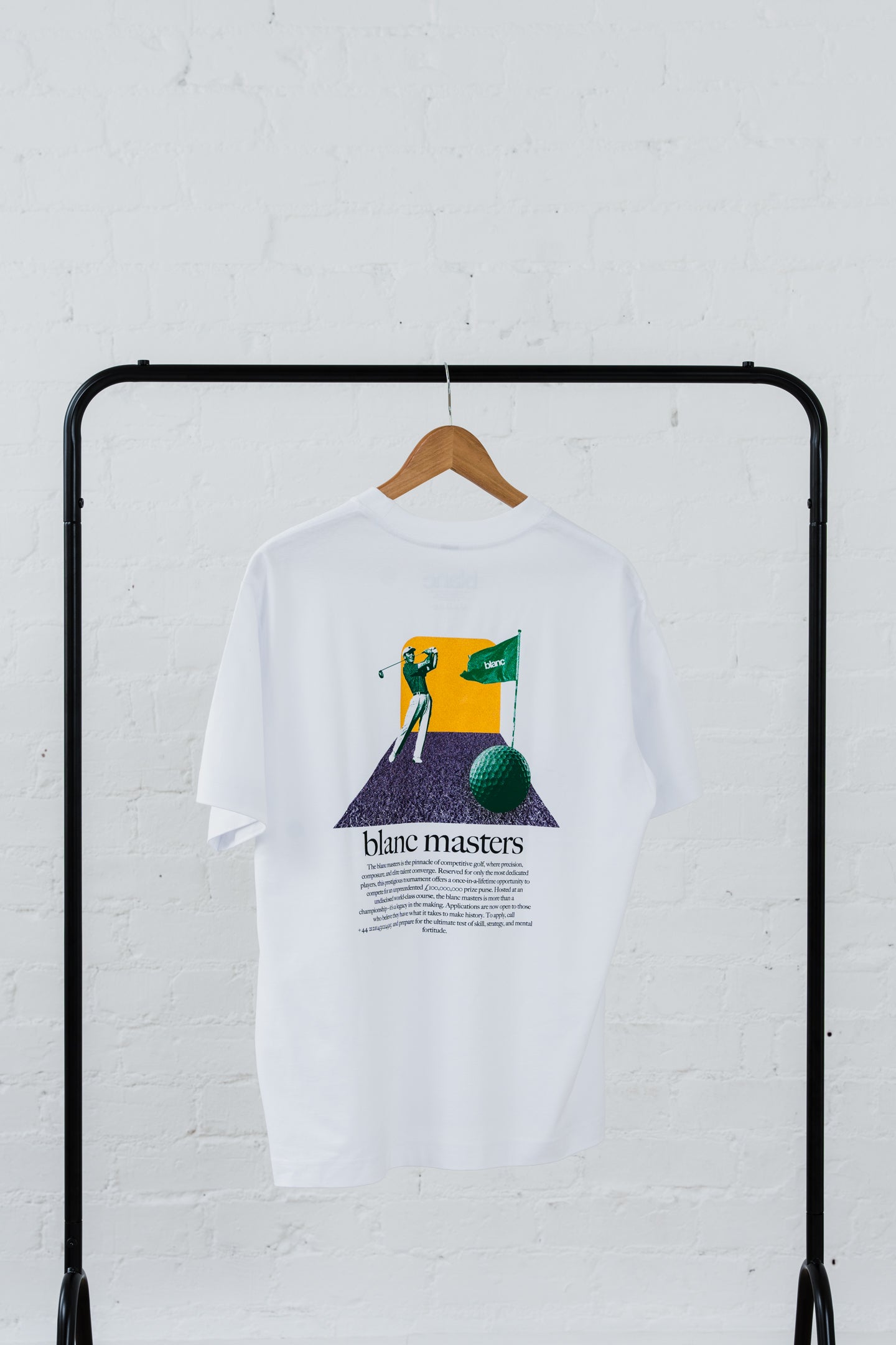 BLANC "MASTERS" WHITE T-SHIRT