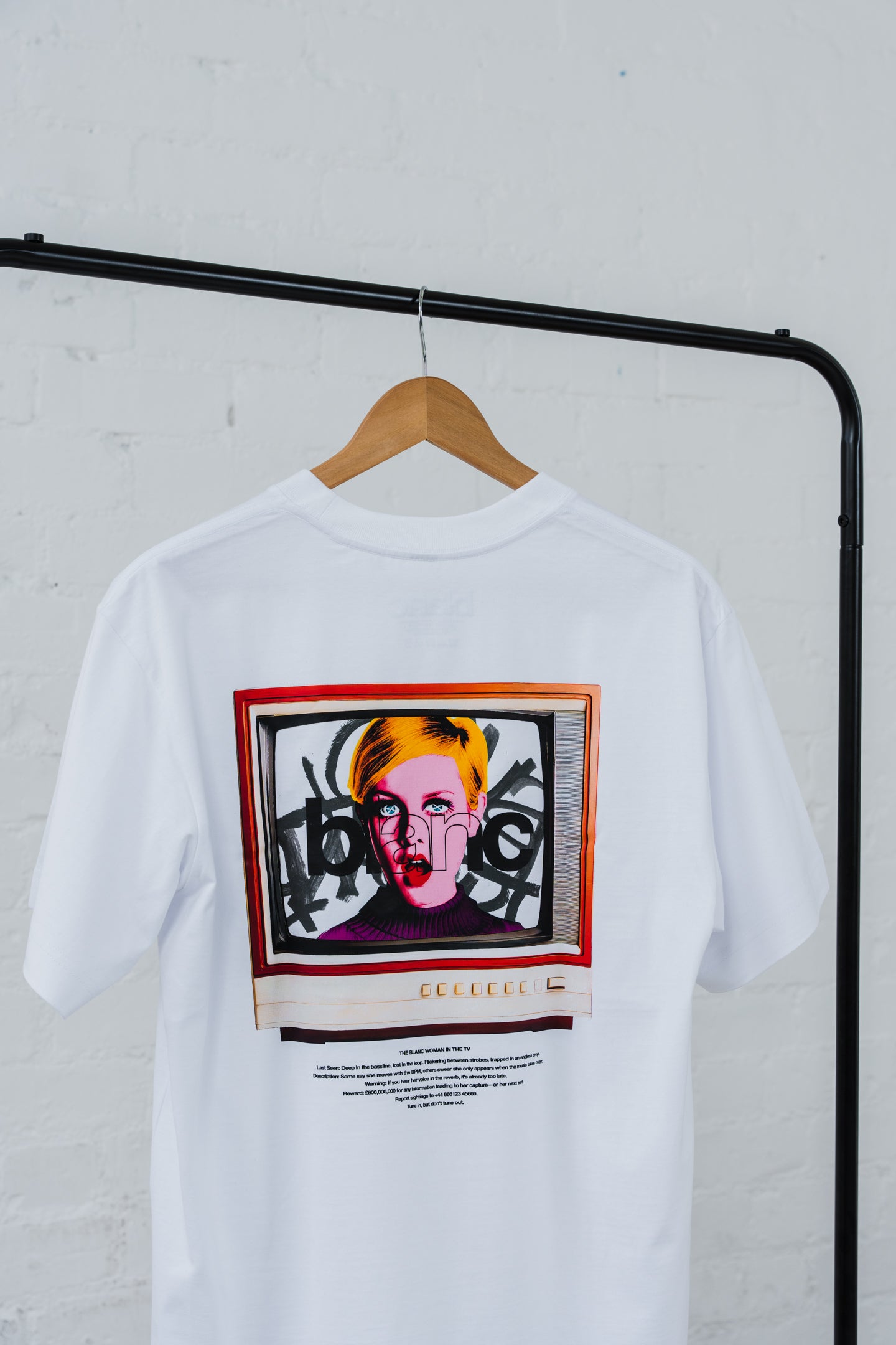 BLANC "STATIC" WHITE T-SHIRT