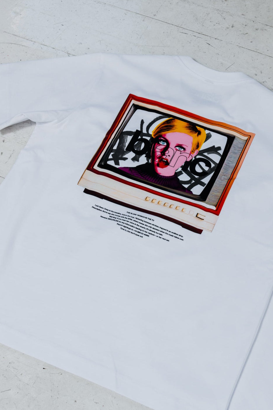 BLANC "STATIC" WHITE T-SHIRT