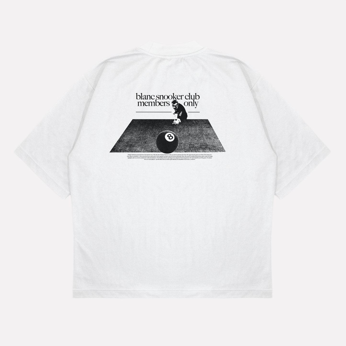 BLANC "8 BALL" WHITE T-SHIRT