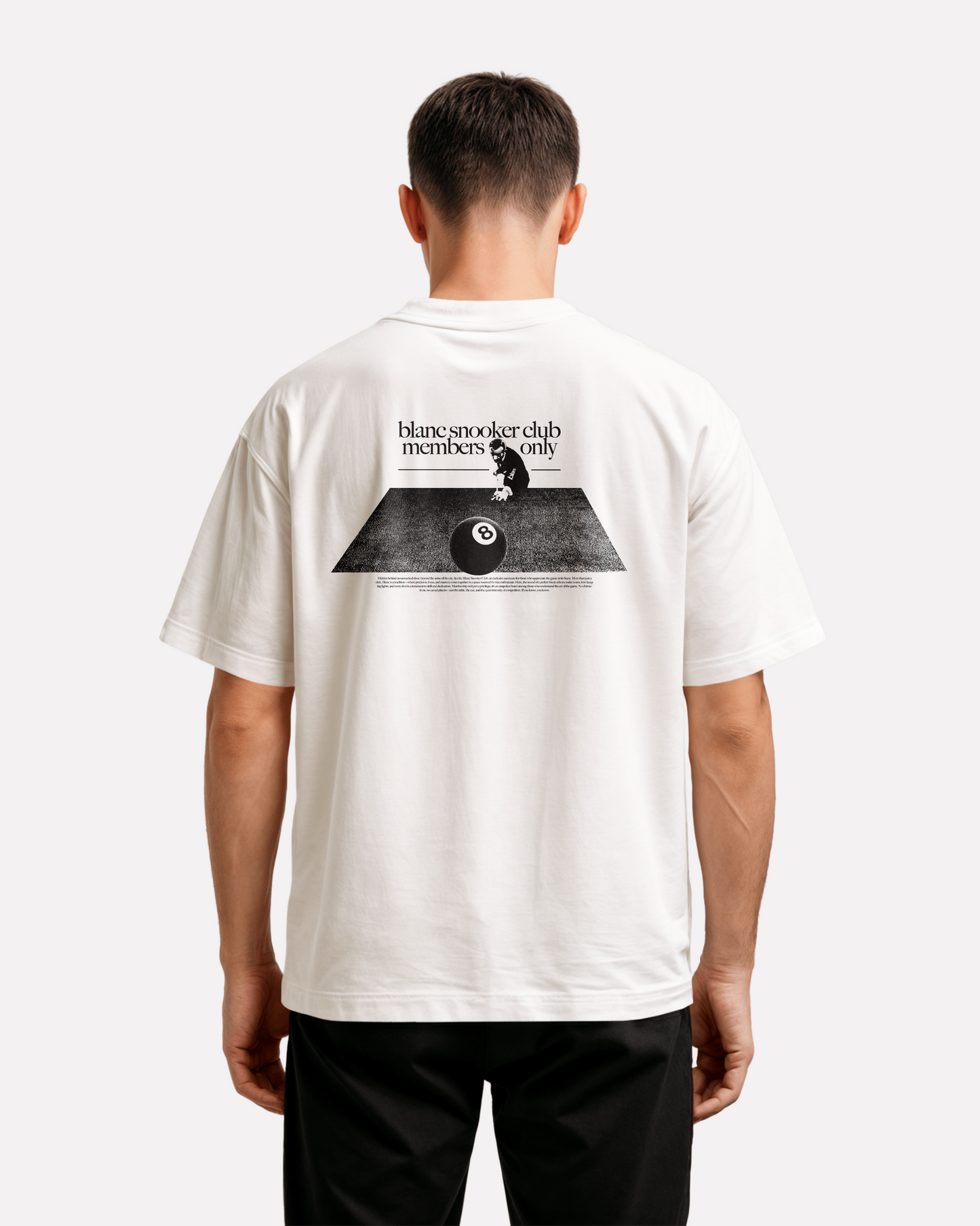 BLANC "8 BALL" WHITE T-SHIRT