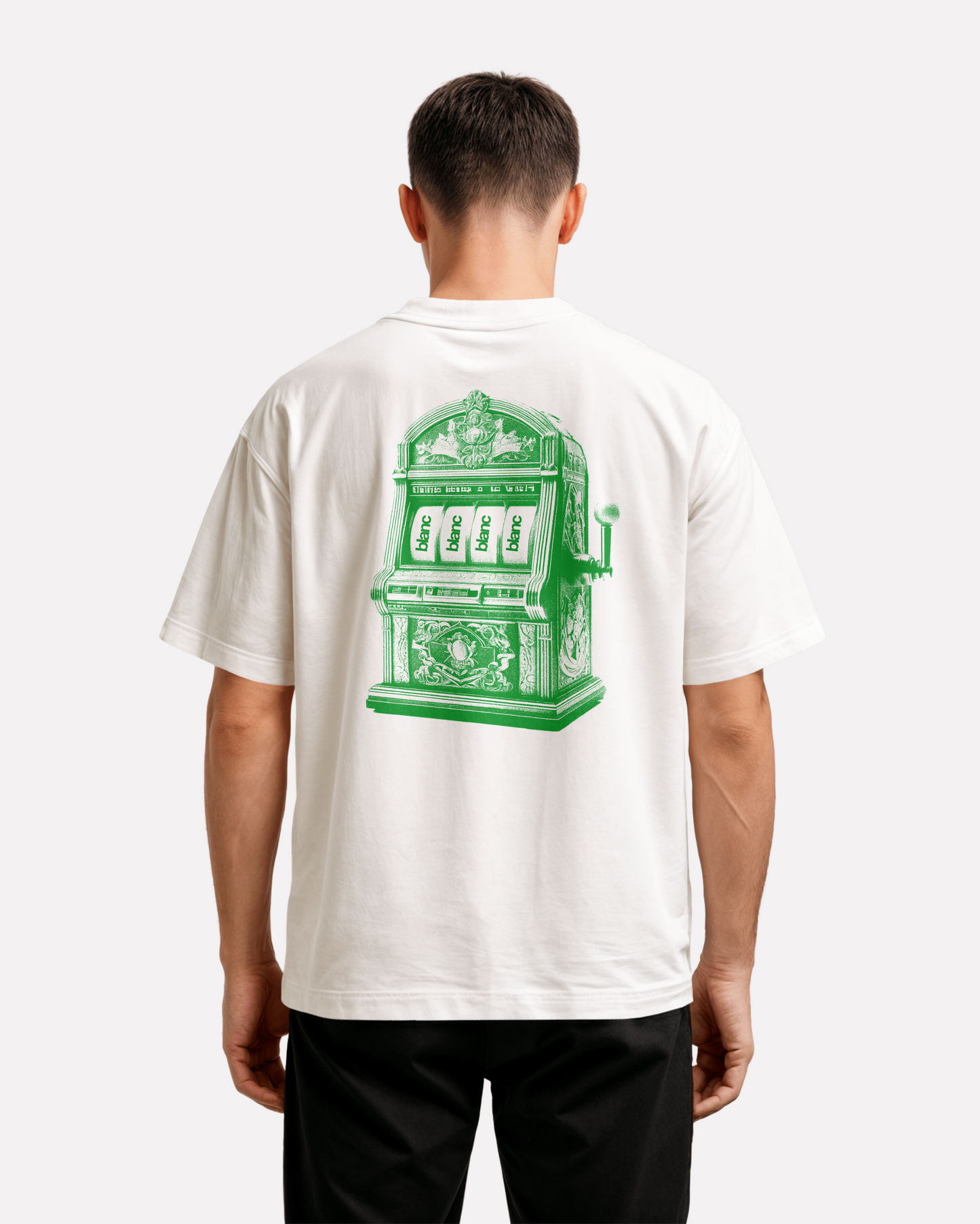 BLANC "JACKPOT" WHITE T-SHIRT