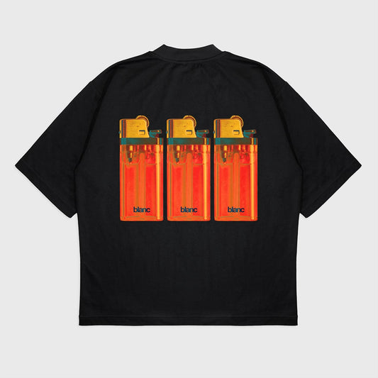 BLANC "CLIPPER" BLACK T-SHIRT