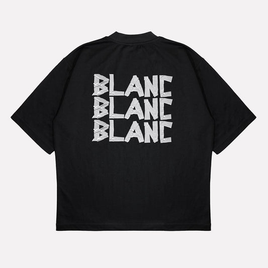 BLANC "BOTCHED" BLACK T-SHIRT